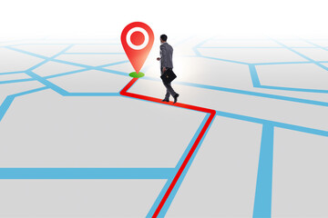 Concept of navigation in the city