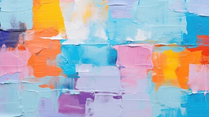Closeup of abstract rough colorful multi colored art wallpaper background