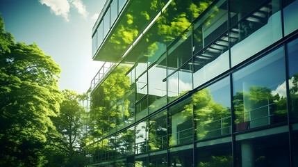 Green building, Building with green concept