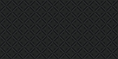 Abstract black geometric background pattern design