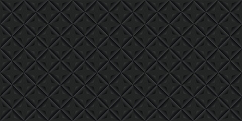 Abstract black geometric background pattern design