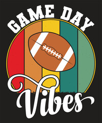 Rugby ball Tshirt Design & American football Shirt