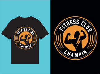 fitness t shirt design 