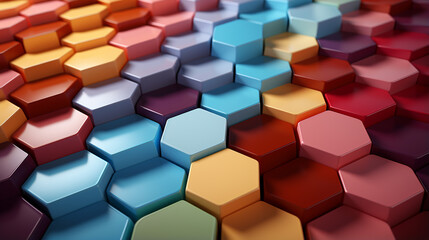 background with hexagon