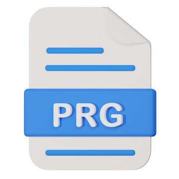 prg filename extension 3d icon