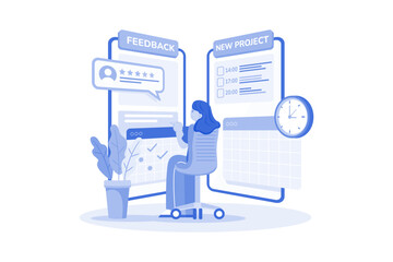 Insurance company using customer feedback to improve insurance products and policies.