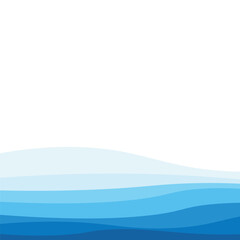 Abstract Water wave design background