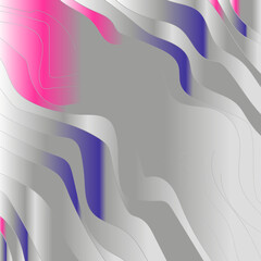 Abstraction from layered gradient pieces
