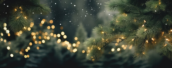 Christmas Backdrop with bokeh room for copy wallpaper 