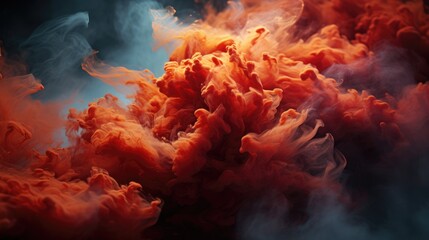 Cardinal Smoke, Macro shot , Color Gradient, Background HD