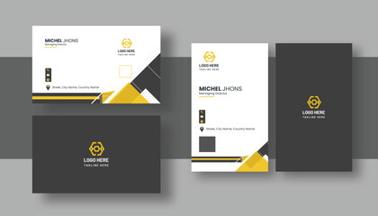 Modern and Creative visiting card design, Professional Business card template, corporate, vector, elegent business card