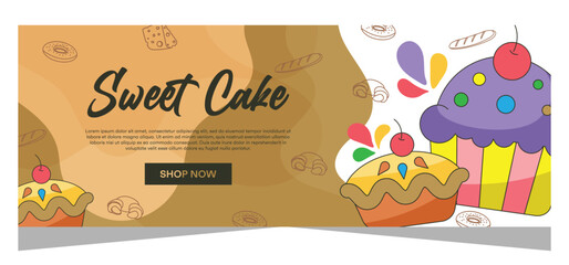 Bakery template banner design