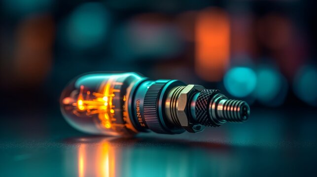 Vibrant Colors and Captivating Detail: Exploring Isolated Glass Objects under Macro Light, generative AI