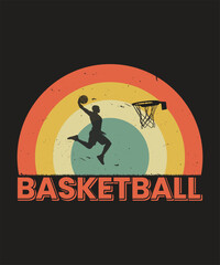 Basketball Tshirt Design Vector & Mug