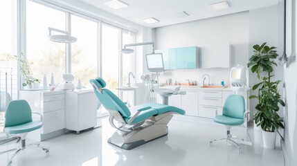 Fototapeta na wymiar Modern dental clinic. Generative AI
