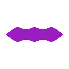 purple banner curve