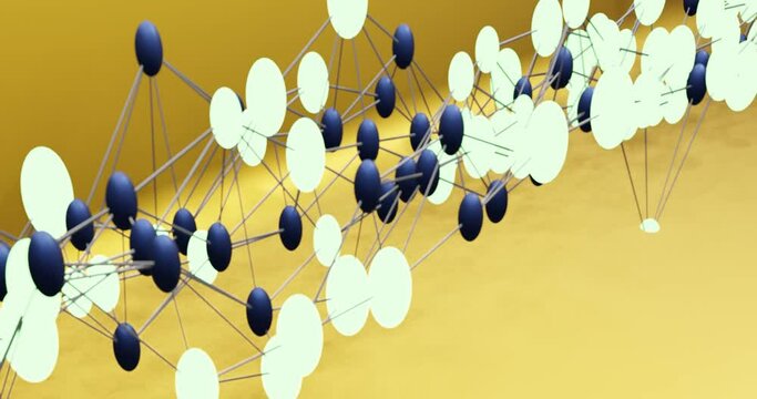 Sci fi covalent bonding light for background animation