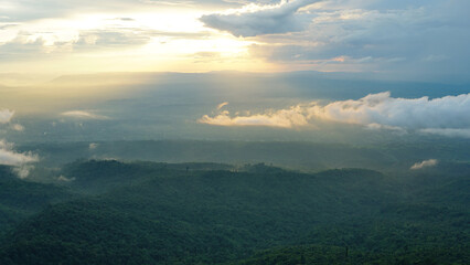Beautiful blue sky background with clouds