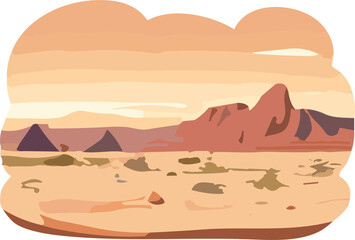 Desert Solitude Peace in Barren Landscapes