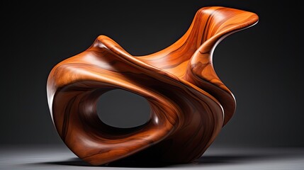 Exceptional abstract woodworking creations: natural beauty and sustainable design