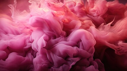 Deep pink Smoke , Macro shot , Color Gradient, Background HD