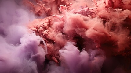 Dusty rose Smoke , Macro shot , Color Gradient, Background HD