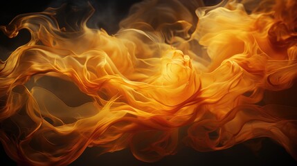 Gold Smoke , Macro shot , Color Gradient, Background HD