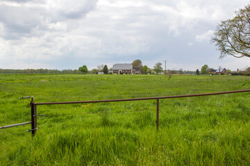 German countryside landscape, Lower Rhine Region