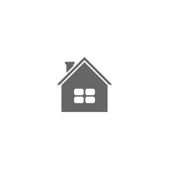 Home house icon isolated on transparent background
