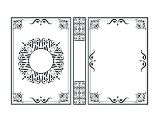 Ornamental book cover design