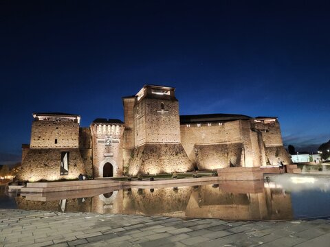 castle in the night