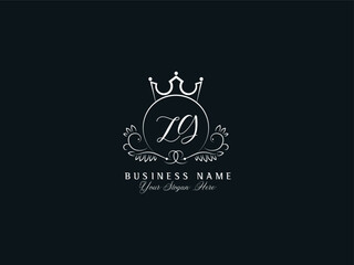 Alphabet Zg Letter Logo, Initial Business Zg gz Logo Icon Vector Image