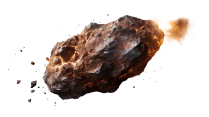 Fotobehang A meteor. Isolated on Transparent background. ©  Mohammad Xte