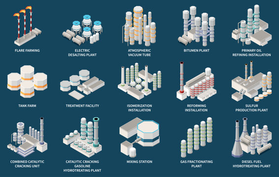 Oil Refinery Set