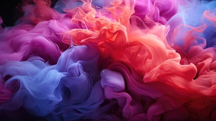 Fototapeta premium Mulberry Smoke, Macro shot , Color Gradient, Background HD