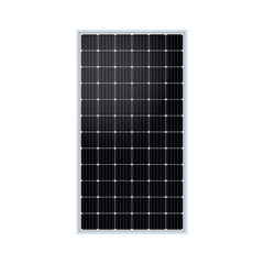 Solar panels isolated on white background. Alternative electricity source and sustainable resources vector illustration.