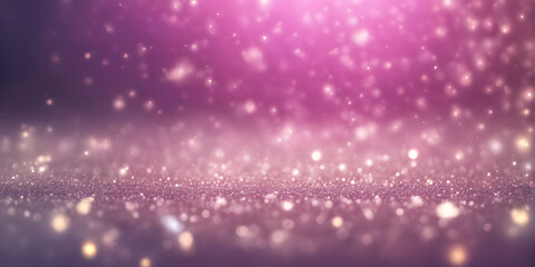 Background with bokeh lights and space for product