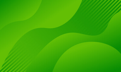 Green gradient with fluid and lines dynamic background. Modern template design for covers, brochures, web and banners.