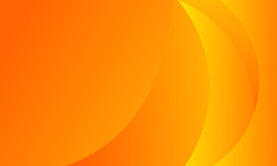 Abstract yellow and orange warm tone background with curve vector for banner, landing page, presentation design