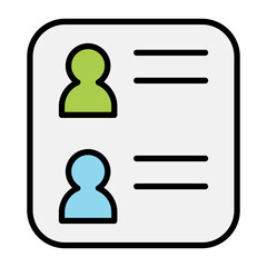 Contact information icon