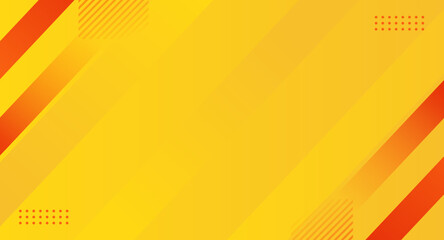 Abstract geometric banner background with dynamic orange and yellow diagonal shapes. Good for banner, event, landing page, cover, presentation