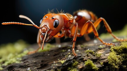 Weaver Ant, Macro shot , Color Gradient, Background HD