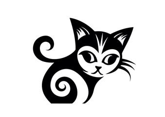A cat icon logo