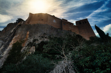 Alquezar Castle. A complex made up of various buildings from the 11th century and most of what is...