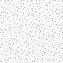 Seamless pattern. Shapeless circles and dots of different sizes.