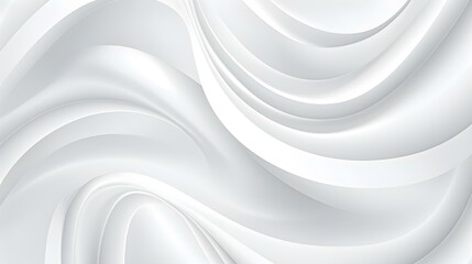 Obraz na płótnie Canvas Abstract Background of soft Swirls in white Colors. Modern Wallpaper with Copy Space