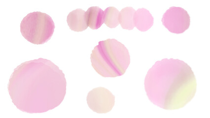 Bubble, water droplets, transparency, watercolor