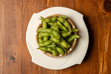 Edamame in a bowl