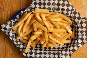 french fries in a basket