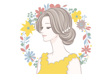 女性のイラスト素材